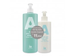 Interapothek pack para pieles atópicas gel baño 750ml + loción 400ml