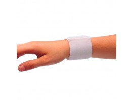 Corysan muñequera velcro blanca