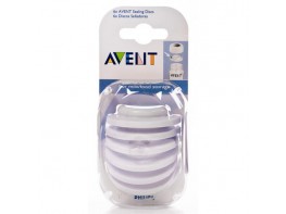 Avent 2 pezoneras silicona standard