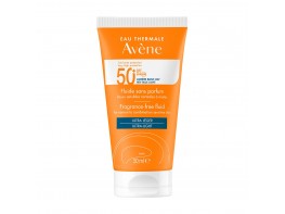 Avene Solar fluido sin perfume pieles sensibles spf50+ 50 ml