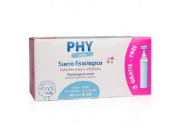 Phy Suero fisiológico bebe 40+5uds
