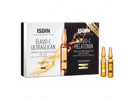 Isdinceutics Flavo-C Ultraglican + Flavo-C melatonin 20amp