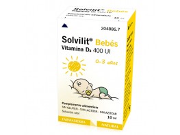 Solvilit bebés vitamina D3 400 UI 10ml