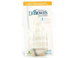 Dr.Brown's tetina boca ancha options 6m+