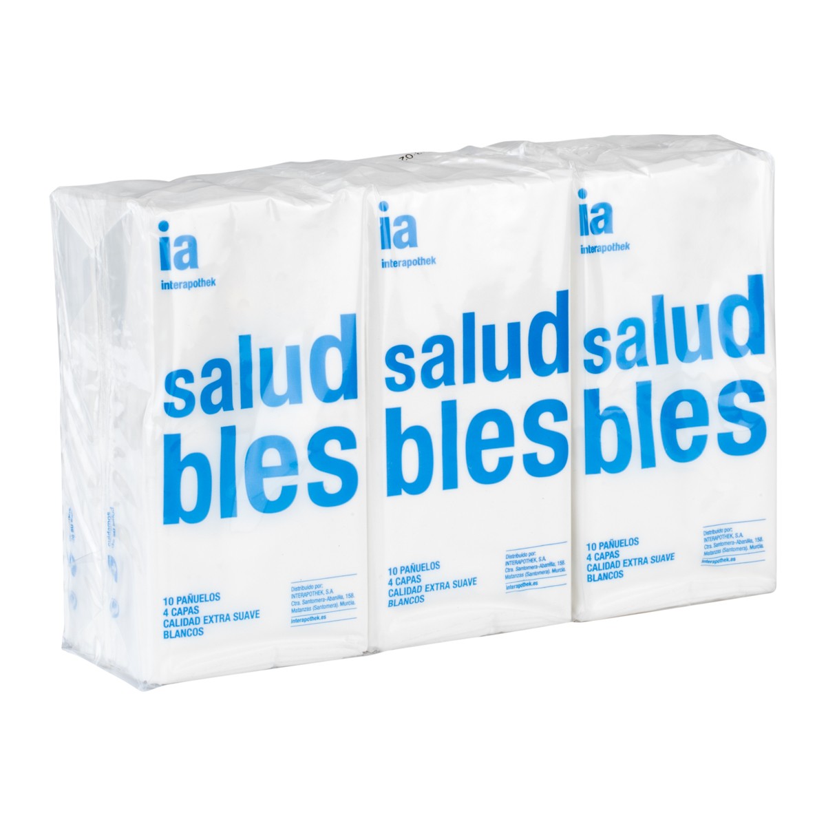 Interapothek pañuelos bolsillo 6x10uds