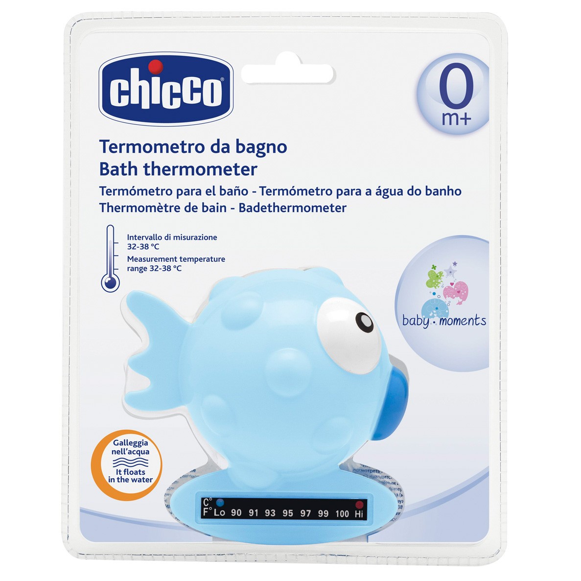 Chicco Termómetro pez azul