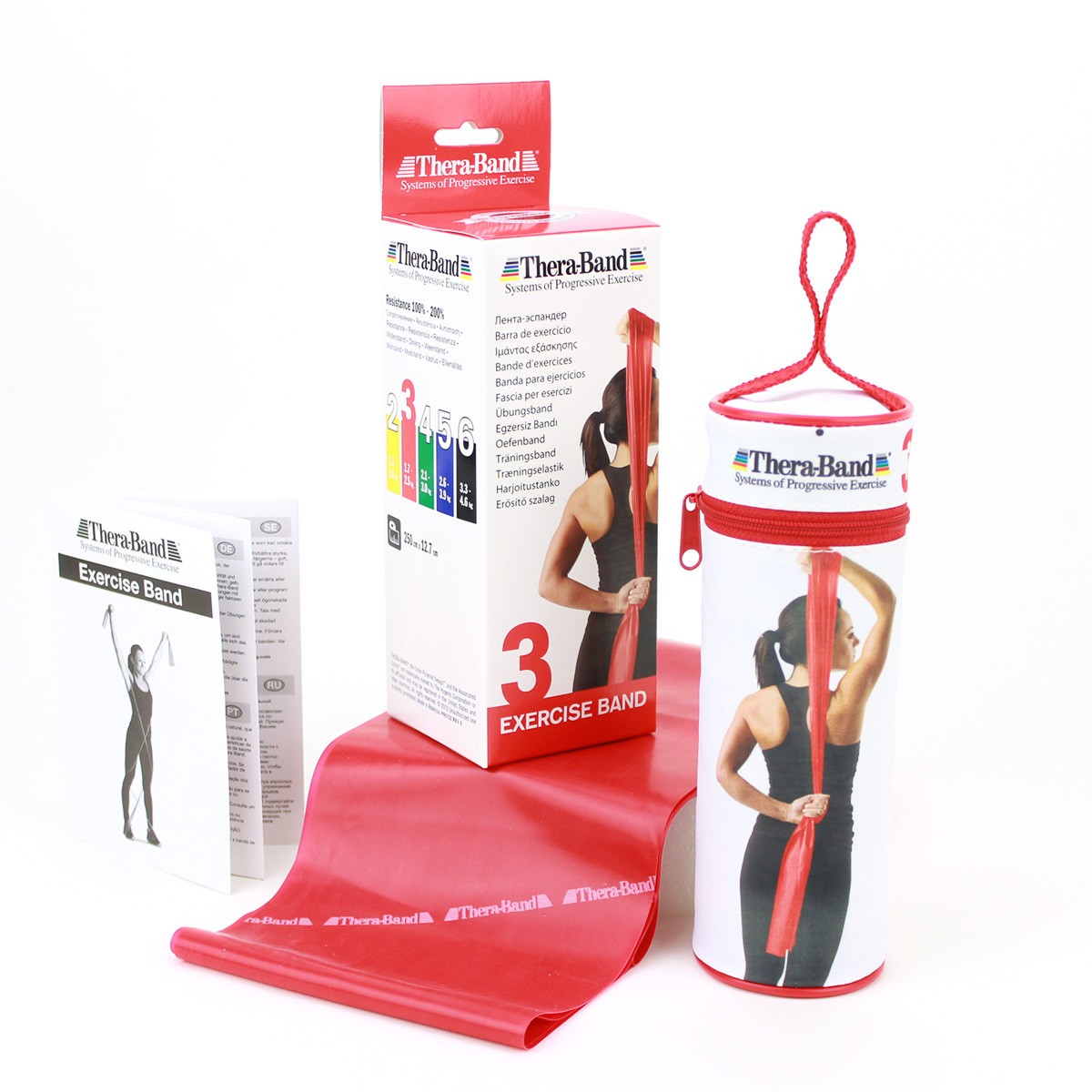 Theraband banda elástica rojo H3100B
