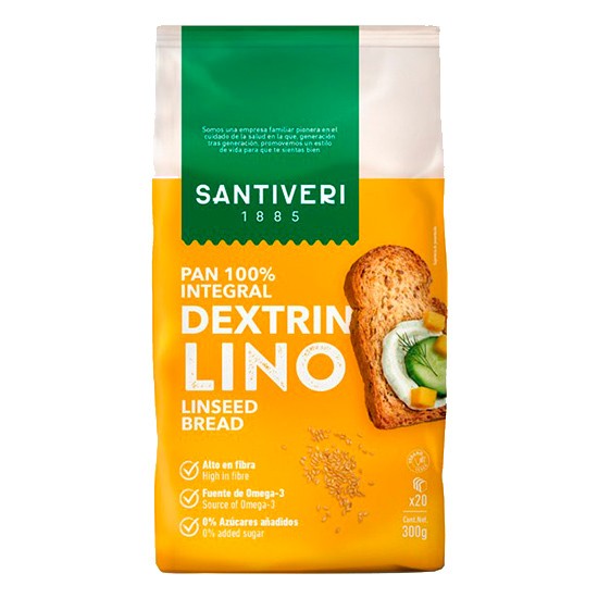 Santiveri Pan Dextrin Lino Bolsa 300g
