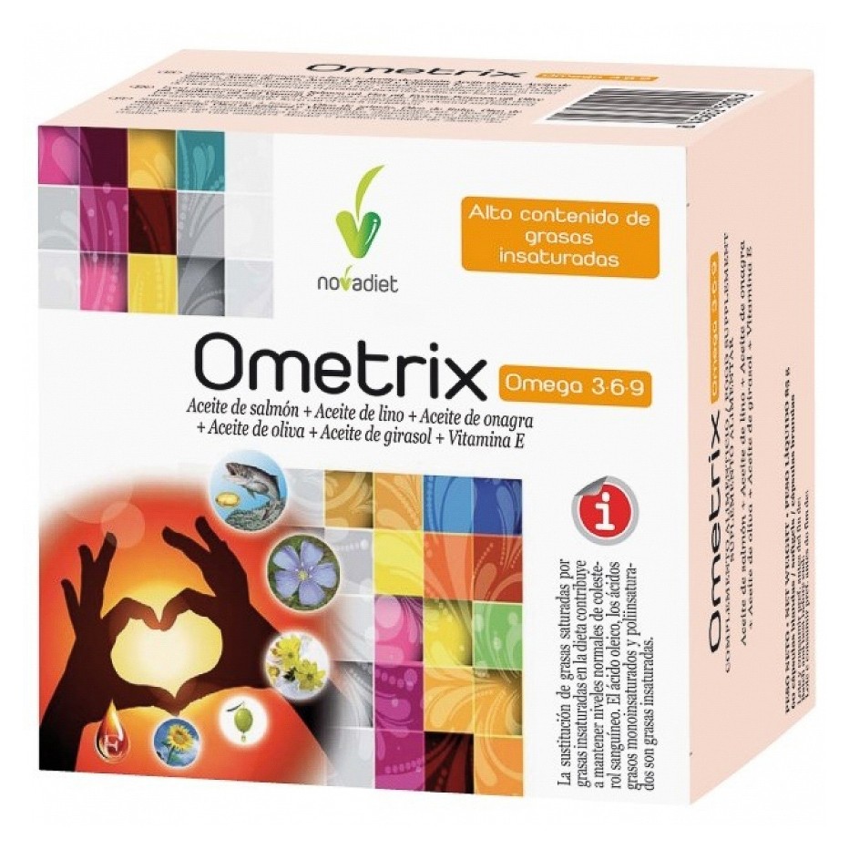 Novadiet Ometrix 3,6,9 60 cápsulas