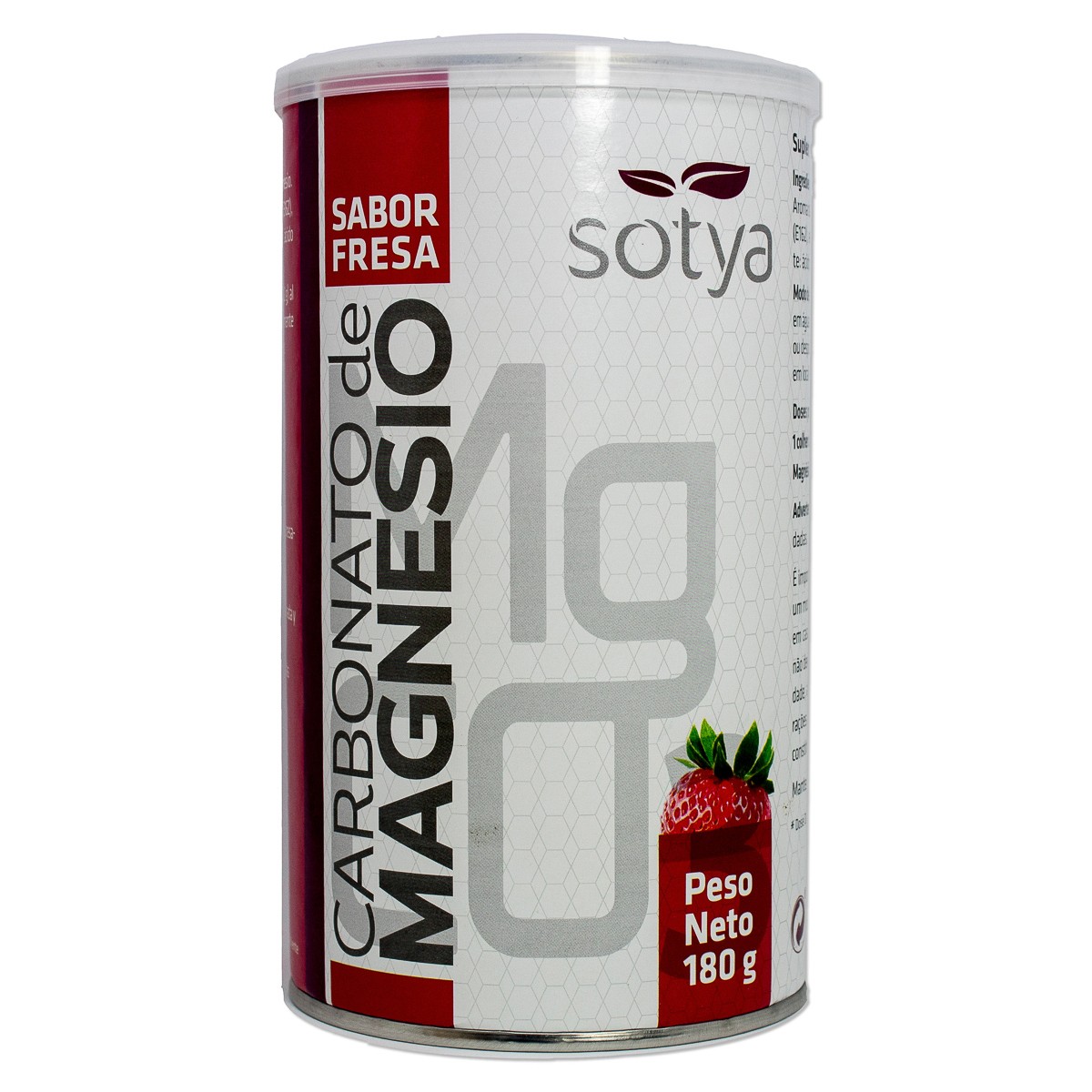 Sotya Carbonato de Magnesio Sabor Fresa 180g