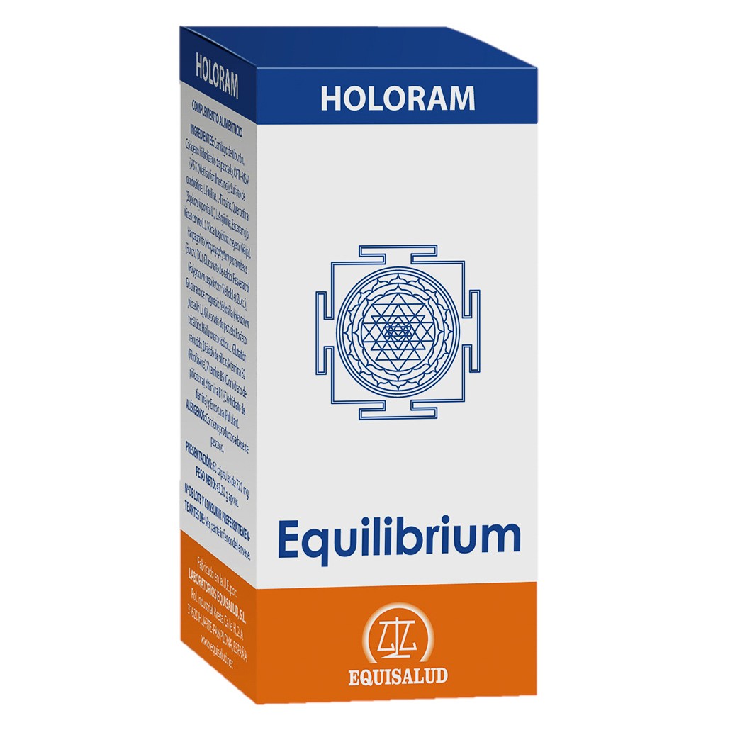 Equisalud Holoram Equilibrium 500 mg 60 Cápsulas
