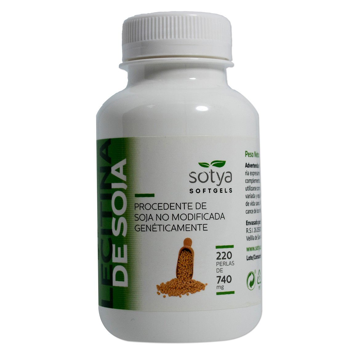 Sotya Lecitina de Soja 220 Perlas 740mg