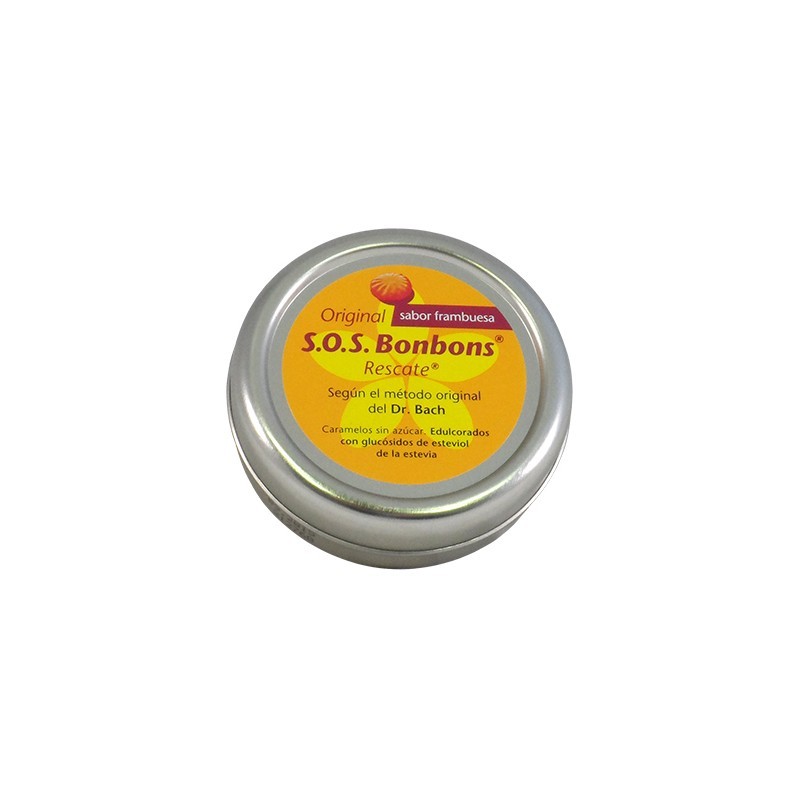 SOS Bonbons Frambuesa con Estevia 50g SOS
