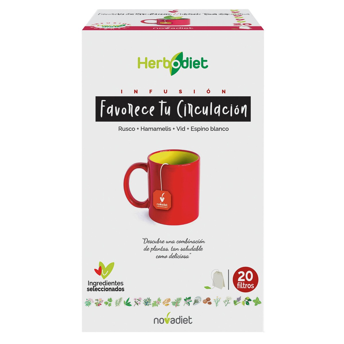 Novadiet Herbodiet Circulación 20 Filtros