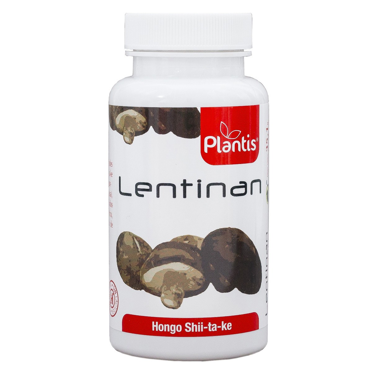 Plantis Lentinan 60 Cápsulas Vegetales