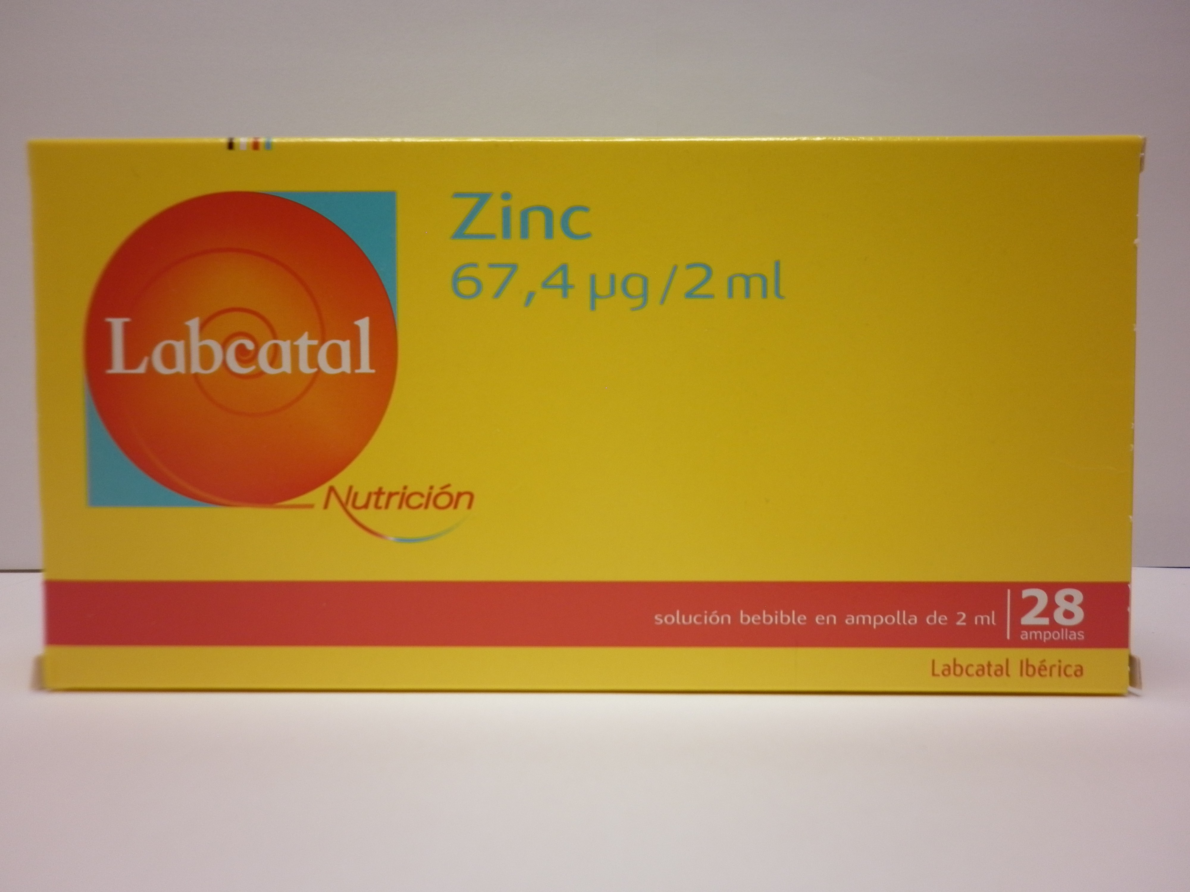 LABCATAL 18 ZINC 28 AMPOLLAS