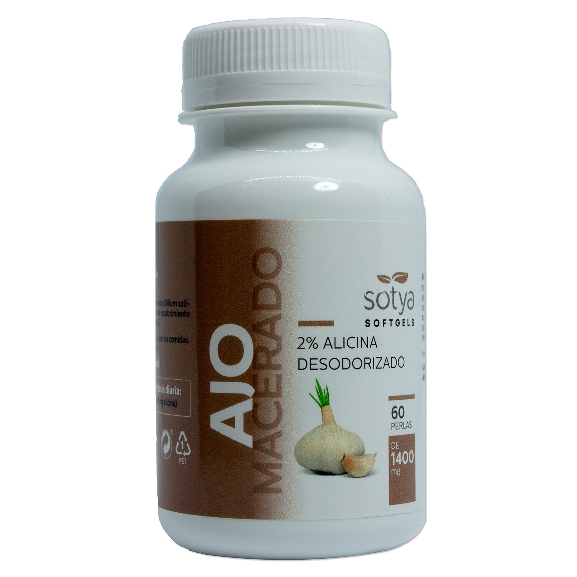 Sotya Ajo Macerado 1000mg 60 Perlas