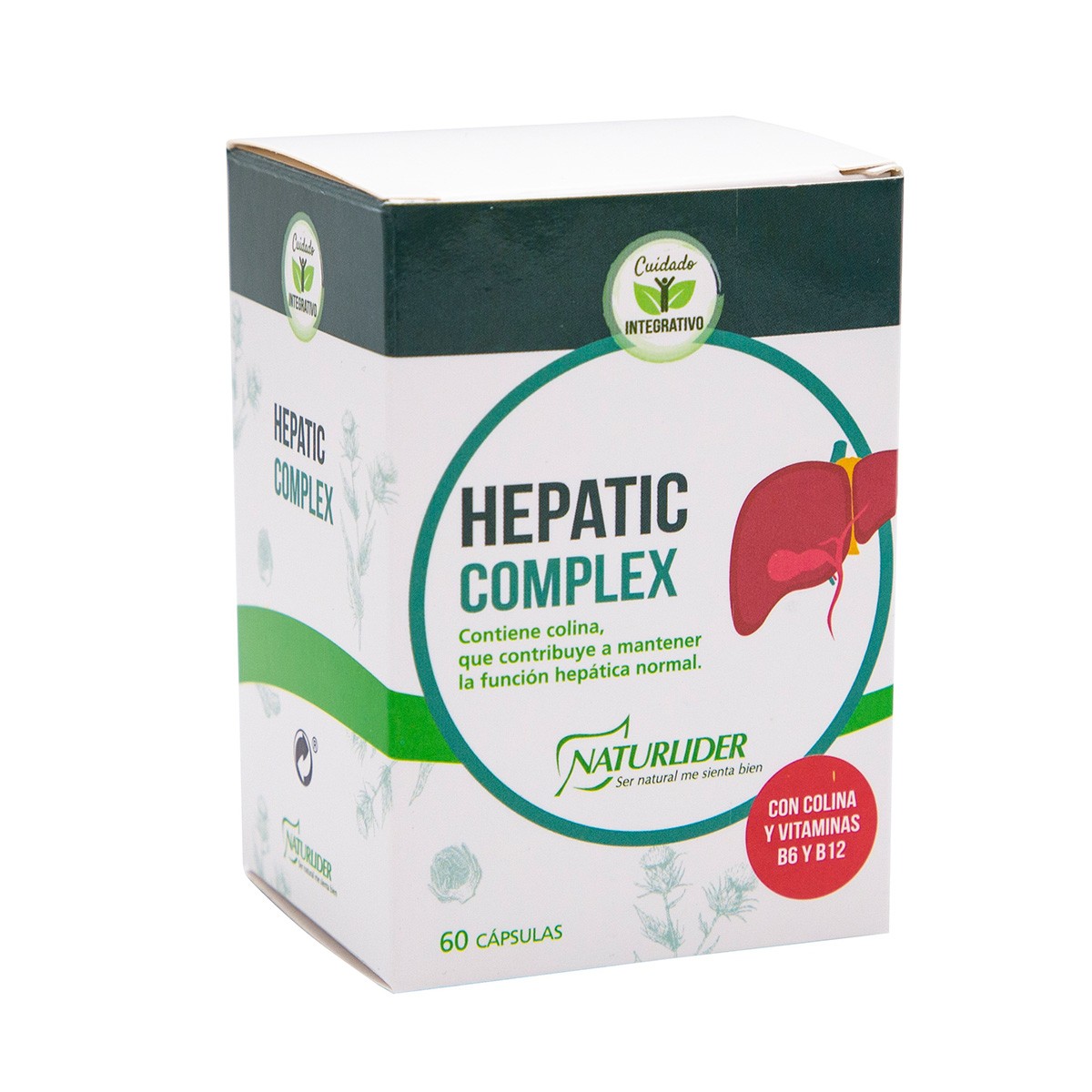 Naturlider Hepático Total 60 Cápsulas
