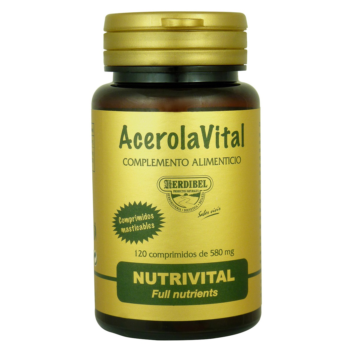 Herdibel Acerolavital 580 mg 120 Comprimidos