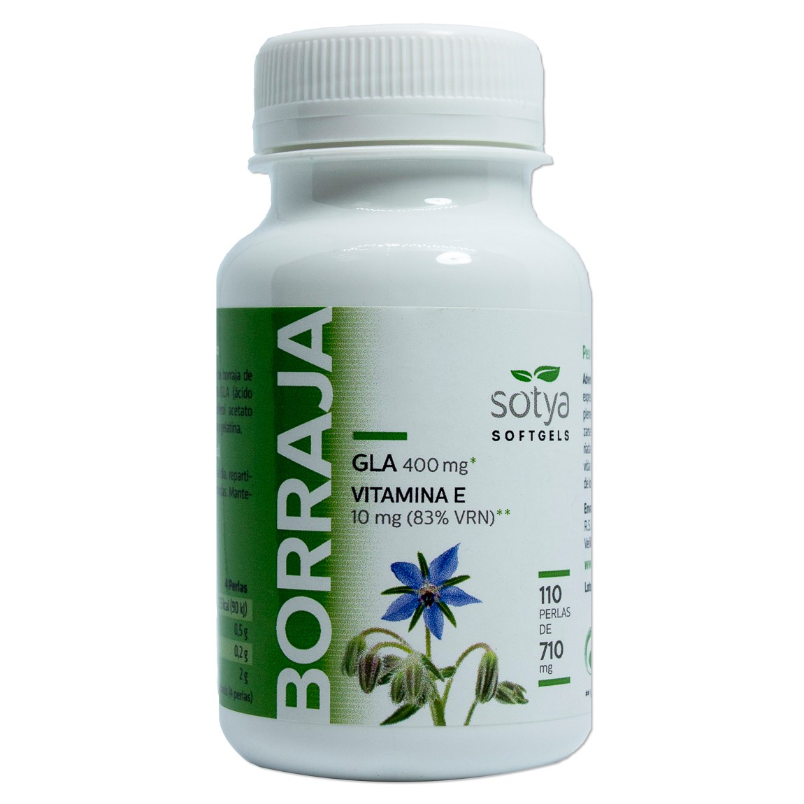 Sotya Aceite de Borraja con Vitamina E 710mg 110 Perlas
