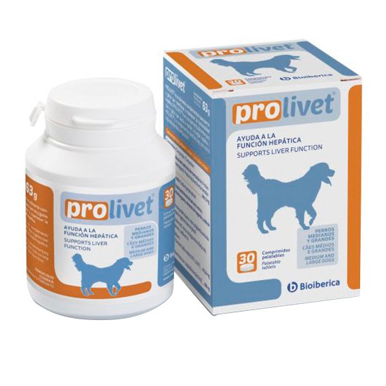 Bioiberica Prolivet perro grande 30 comprimidos