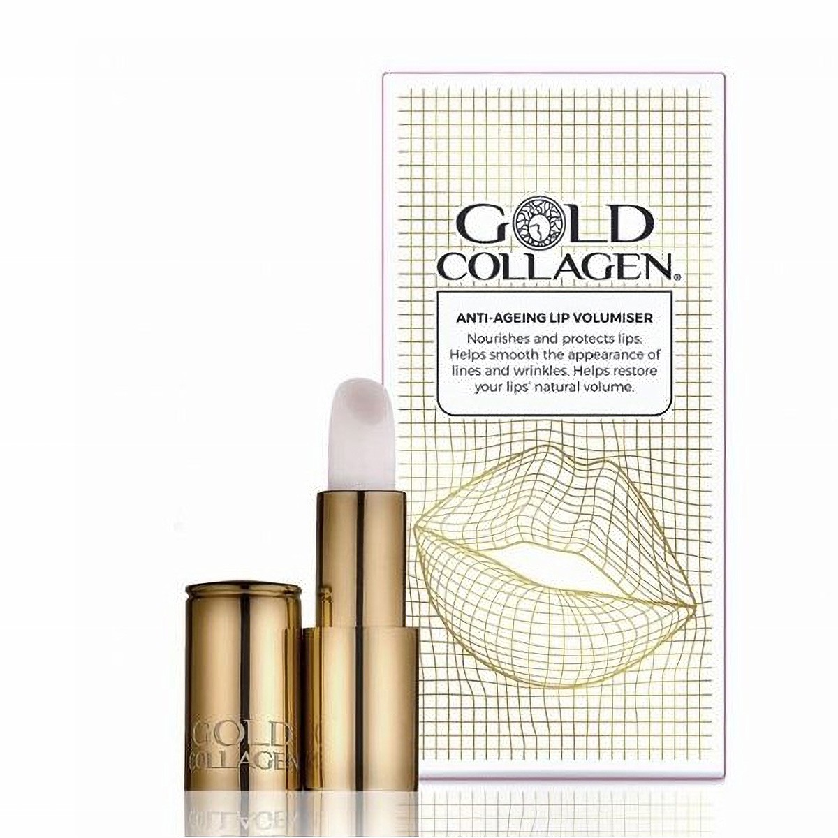 Gold collagen Anti-edad labial