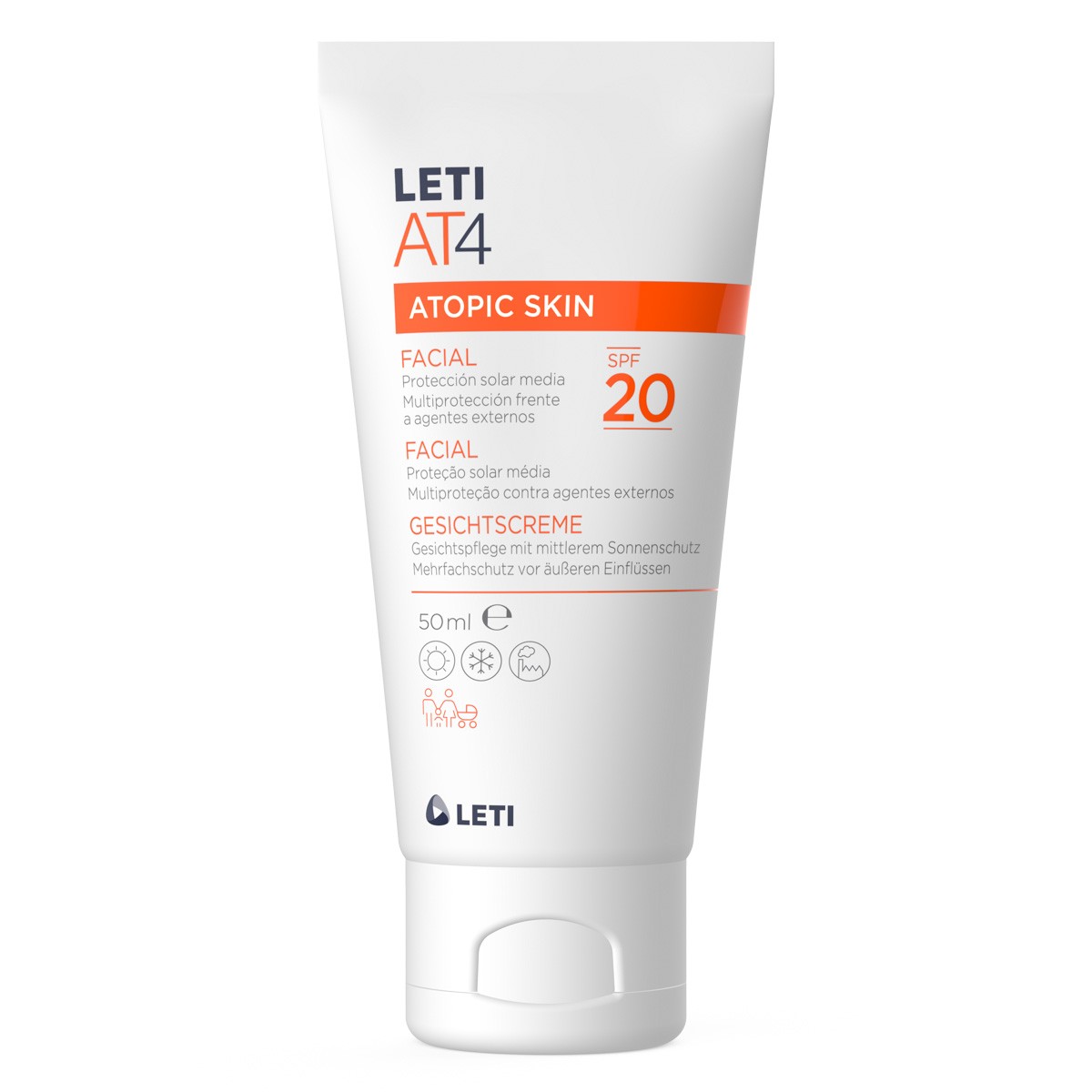 Leti AT4 facial spf20 50ml