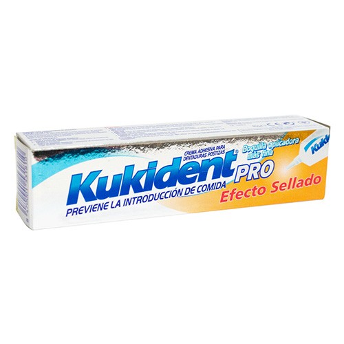 Kukident Pro Plus barrera anti-comida sin sabor 40g
