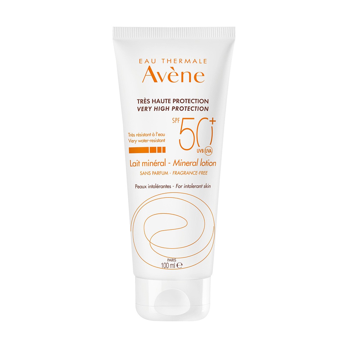 Avene leche SPF-50+ pantalla física 100ml