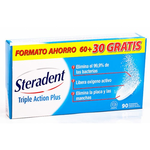 STERADENT ACTIVE PLUS 60+30 TABLETAS