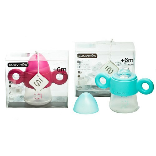 Suavinex Biberón entrena asas silicona 150ml