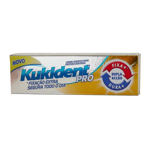 Kukident Pro Plus firmeza al masticar sin sabor 40g
