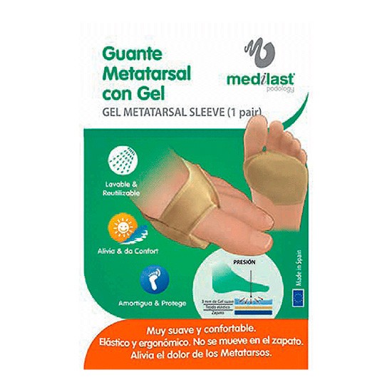 Medilast Guante Metatarsal Gel Talla L 2 Unidades