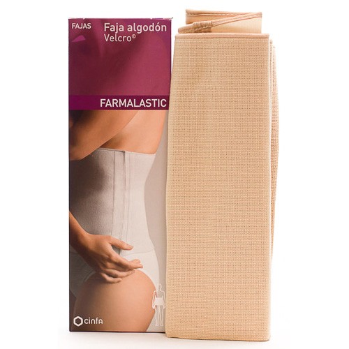 Farmalastic faja velcro beige talla 3