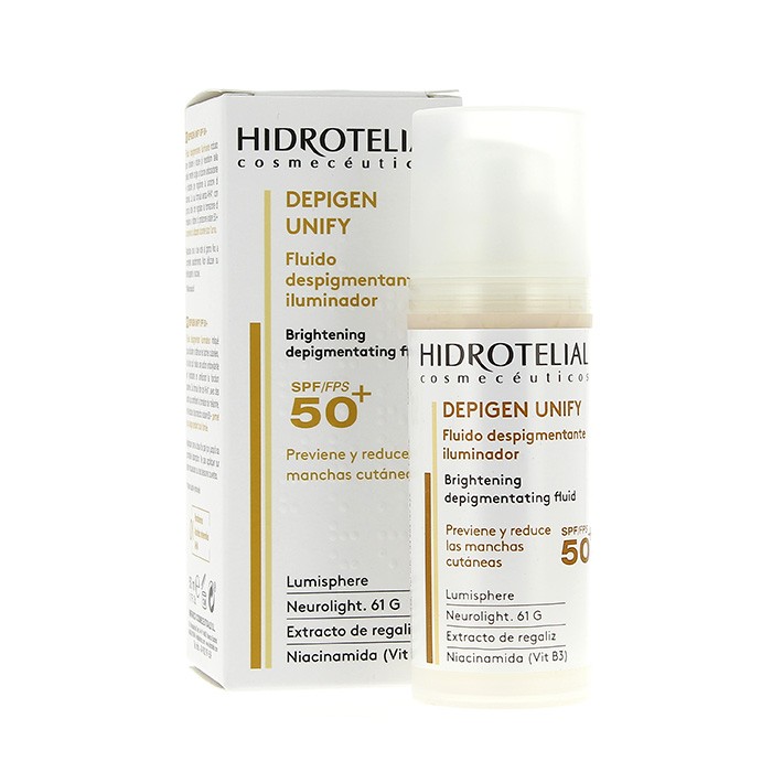 Hidrotelial Depigen unify fluido despigm. Spf50+ 50ml