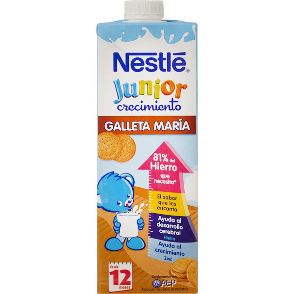 Nestlé Junior Crecimiento galleta +1 1L