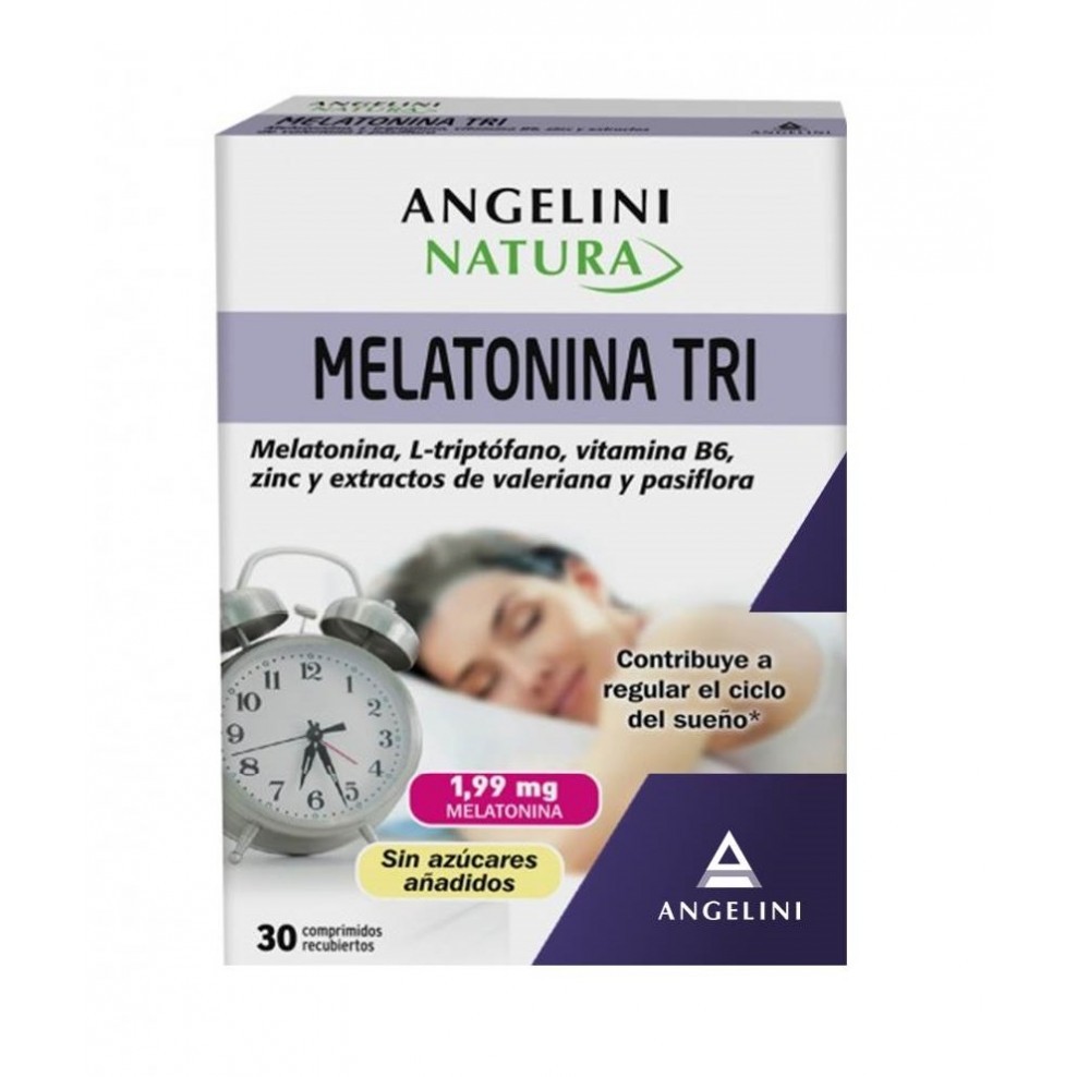 Natura Essenziale Melatonina triptófano tri 30 comprimidos