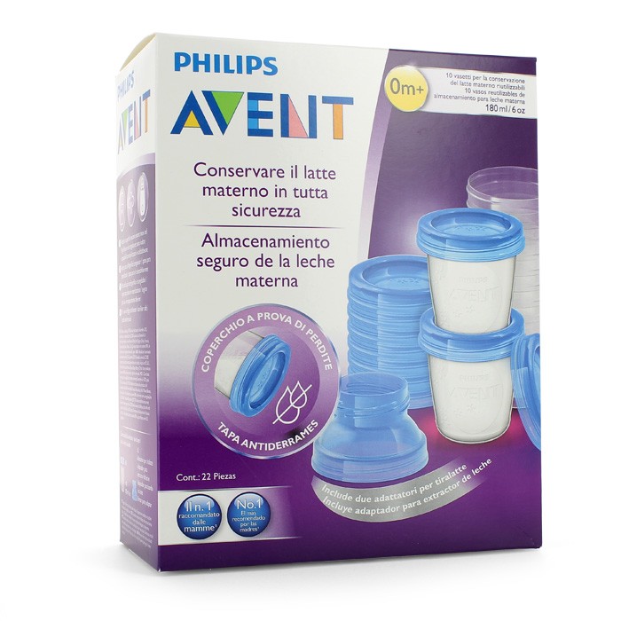 Avent Recipientes leche materna 10uds