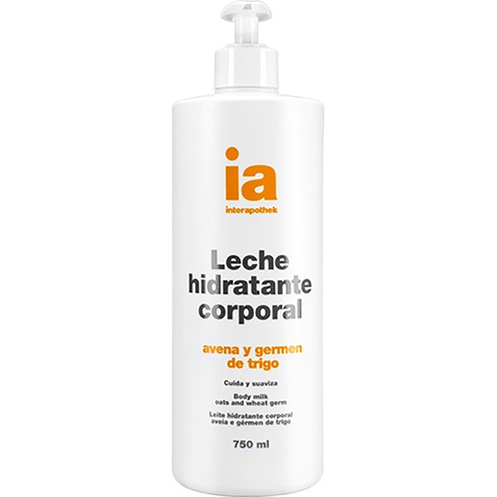 Interapothek leche hidratante corporal avena con dosificador 750ml
