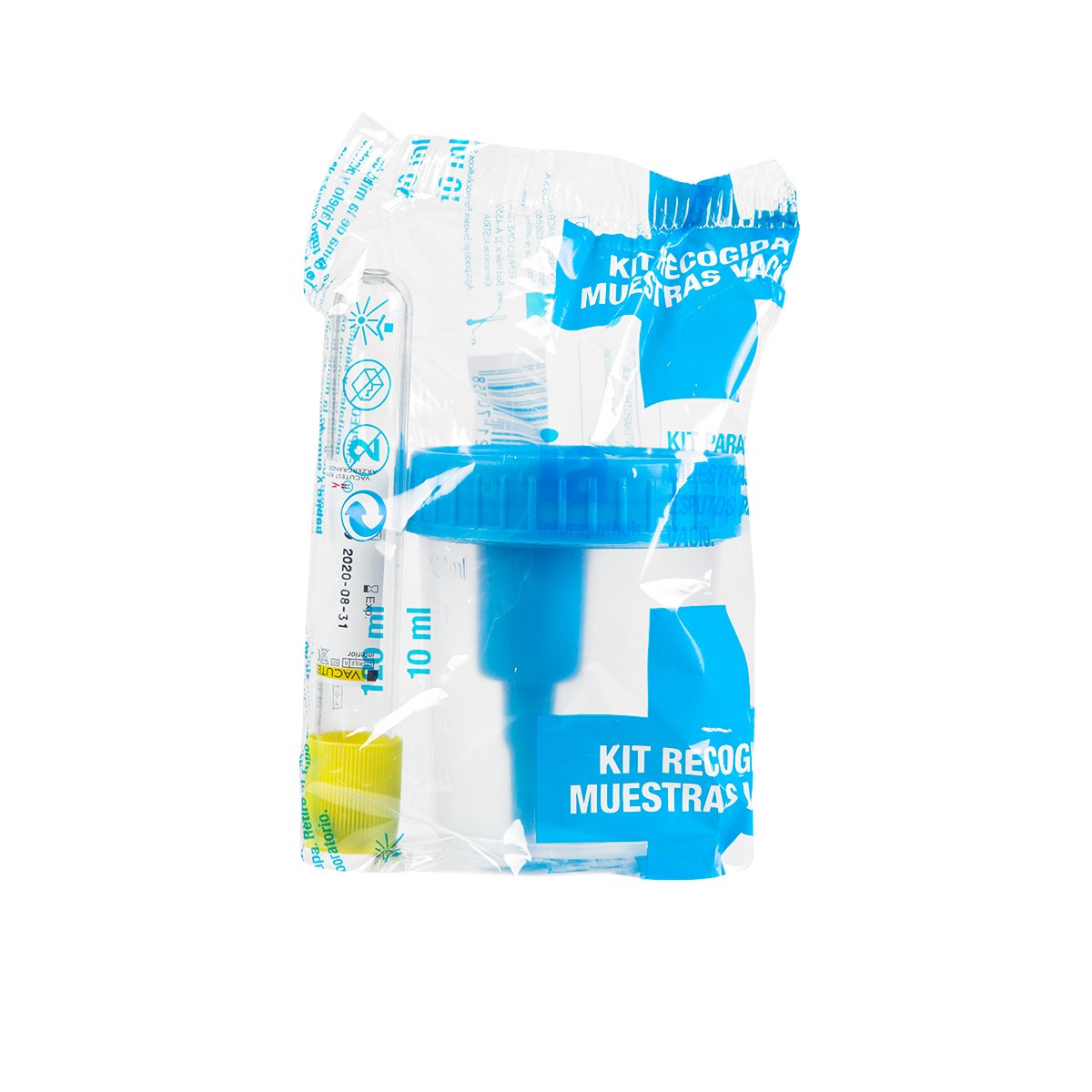 Interapothek envase estéril vacío + tubo