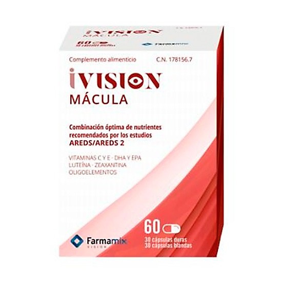 Ivision macula 30 cápsulas duras + 30 cápsulas blandas