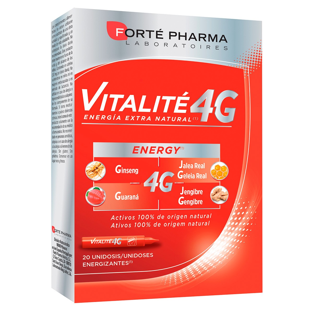 Forte Pharma Energy vitalite 4 20 viales