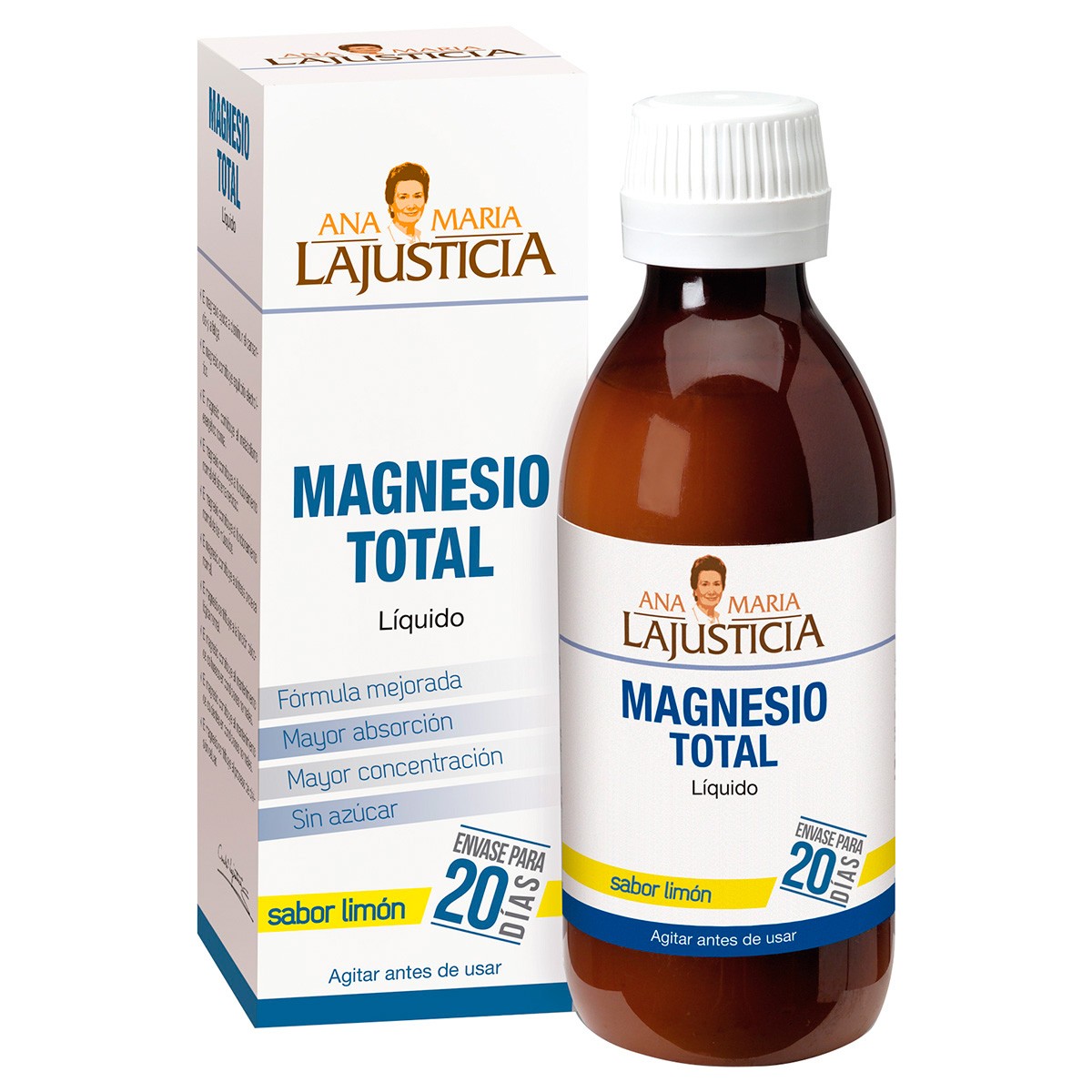 Ana Maria Lajusticia Magnesio Total 5 con Harpagofito 200ml Limón