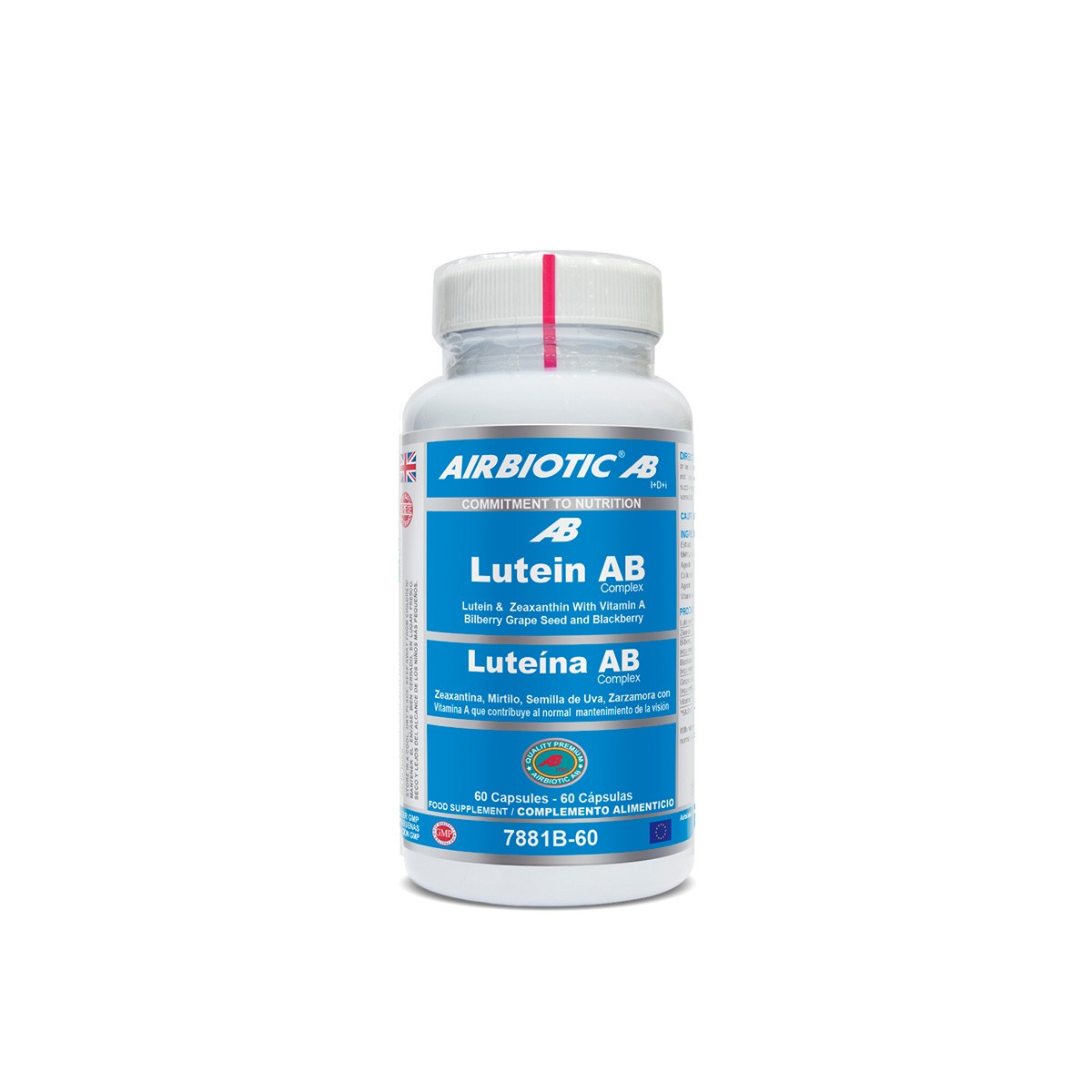 Airbiotic AB Complejo Luteína Zeaxantina y Vitamina A 60 Cápsulas