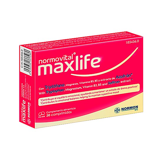 Normovital maxlife 30 comprimidos
