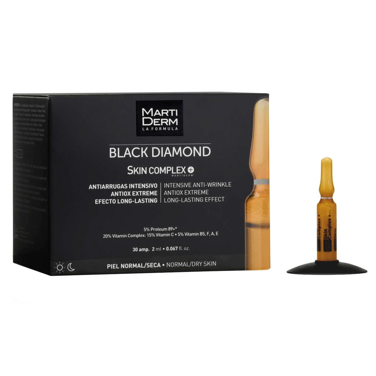MartiDerm Black Diamond Skin Complex Advanced 30 ampollas
