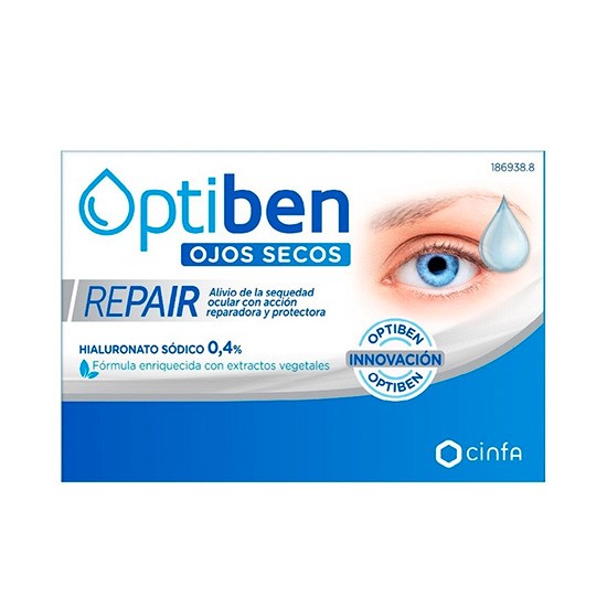 Optiben ojos secos repair 20 monodósis