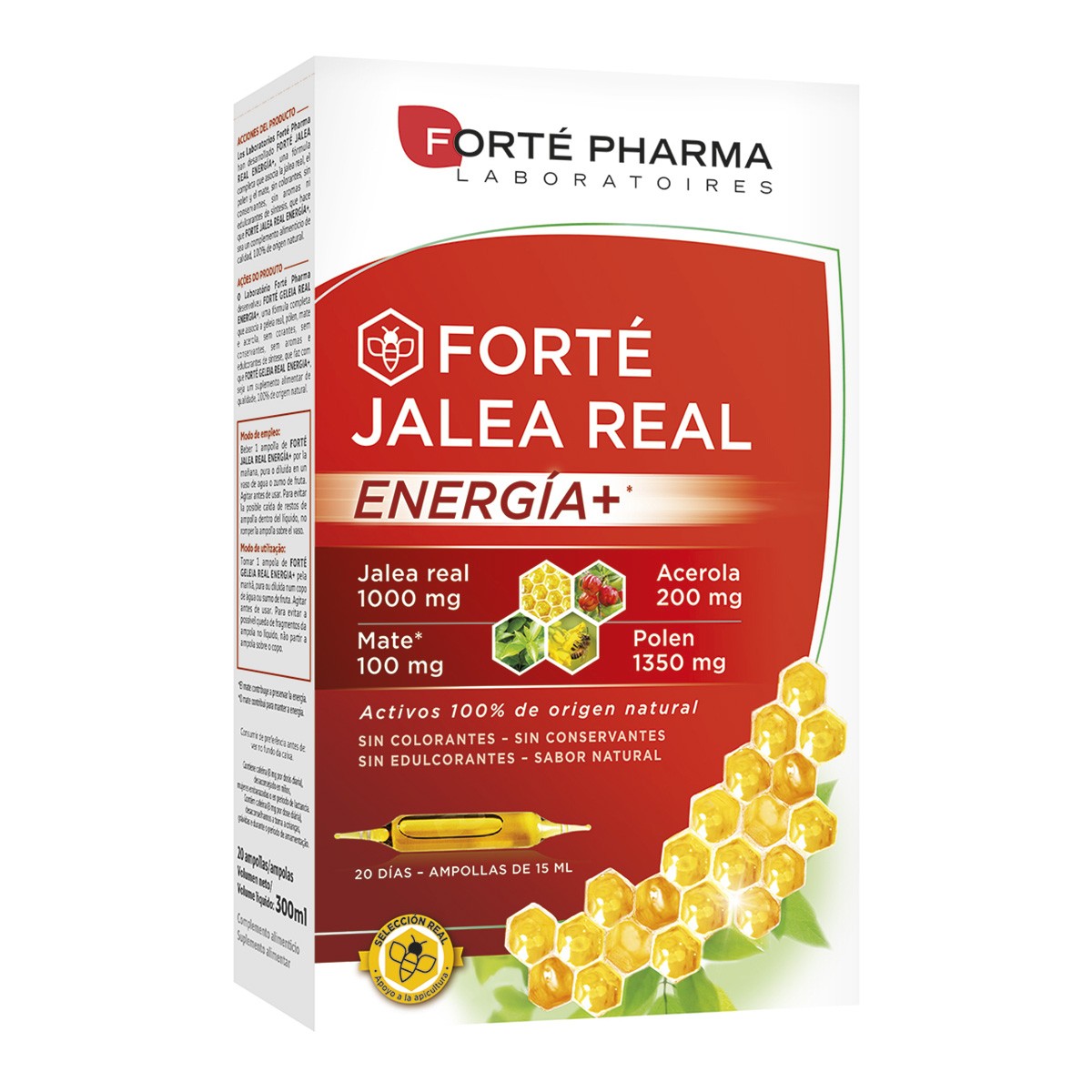 Forte pharma forte jalea real energia+ 20 ampollas