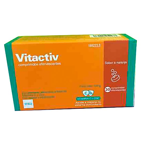 Vitactiv 30 comprimidos efervescentes