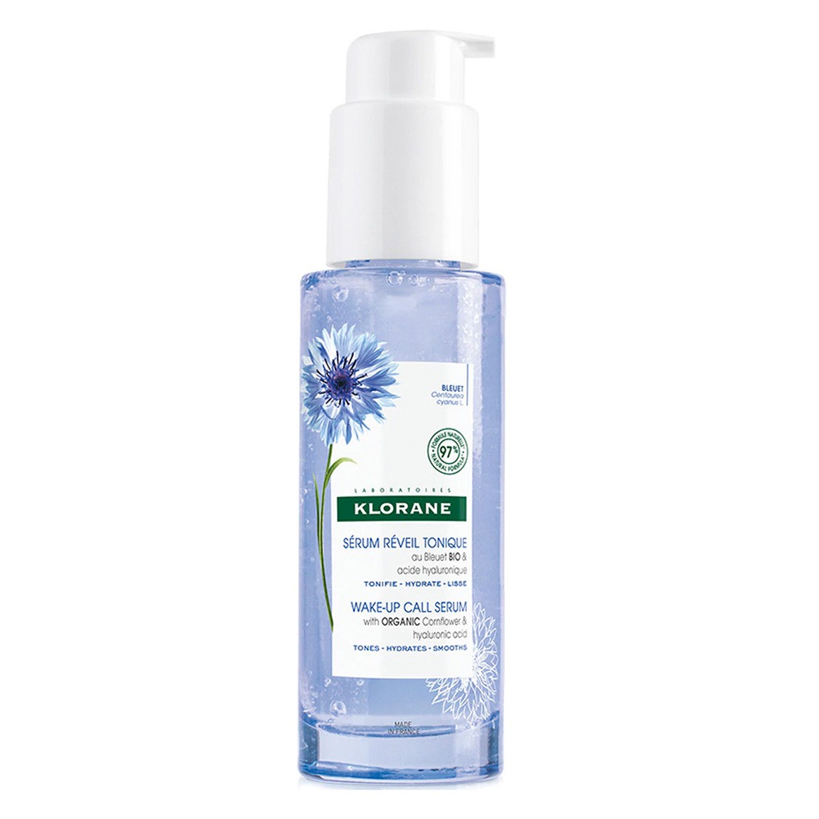 Klorane Sérum hidrorrellenador aciano orgánico y ácido hialurónico 40 ml